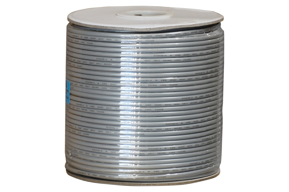 4C 28AWG Modular Flat Bulk Cable