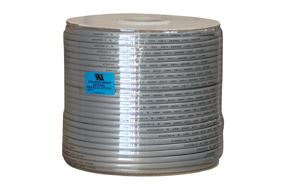 6C UL 26AWG Modular Flat Bulk Cable