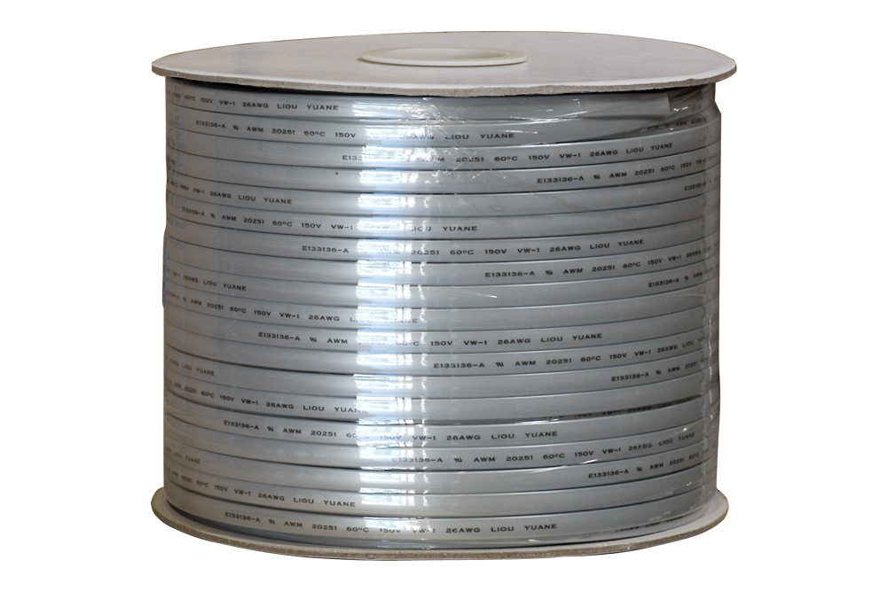 8C UL 26AWG Modular Flat Bulk Cable