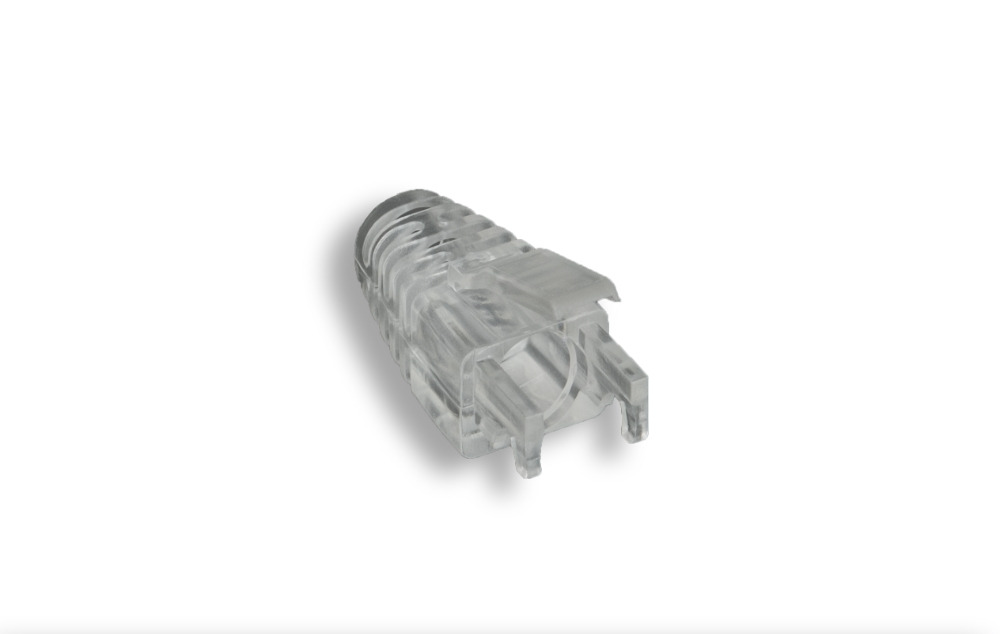 Cat. 6 RJ-45 Transparent Strain Relief Boot
