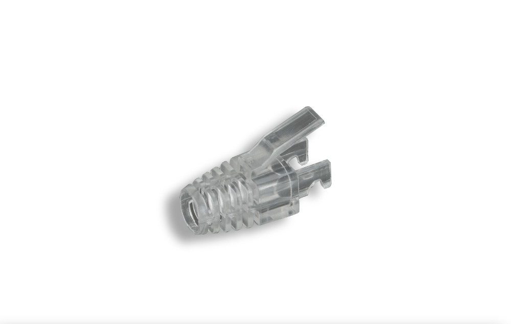 Cat. 6 RJ-45 Transparent Strain Relief Boot - Image 2